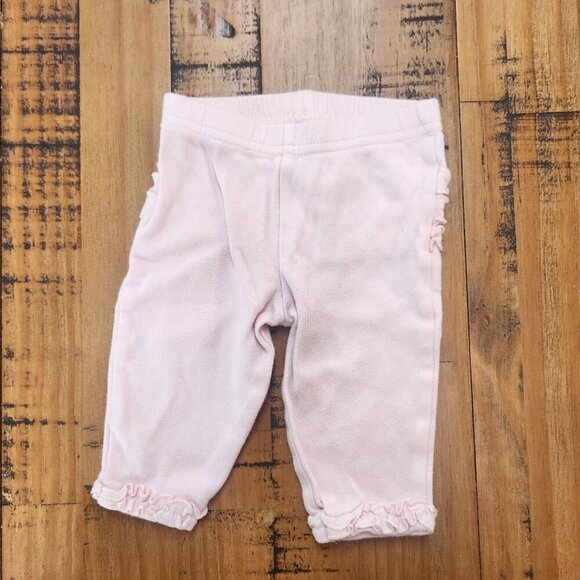 BUNDLE (5) Baby Girl Pants Footies Pink Purple Clothing Bundle NB 0-3 Months - Picture 9 of 13